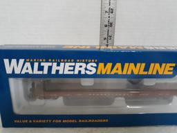 HO Scale, Walthers Mainline, 75' Pback Flatcar, PA, WAL9105216