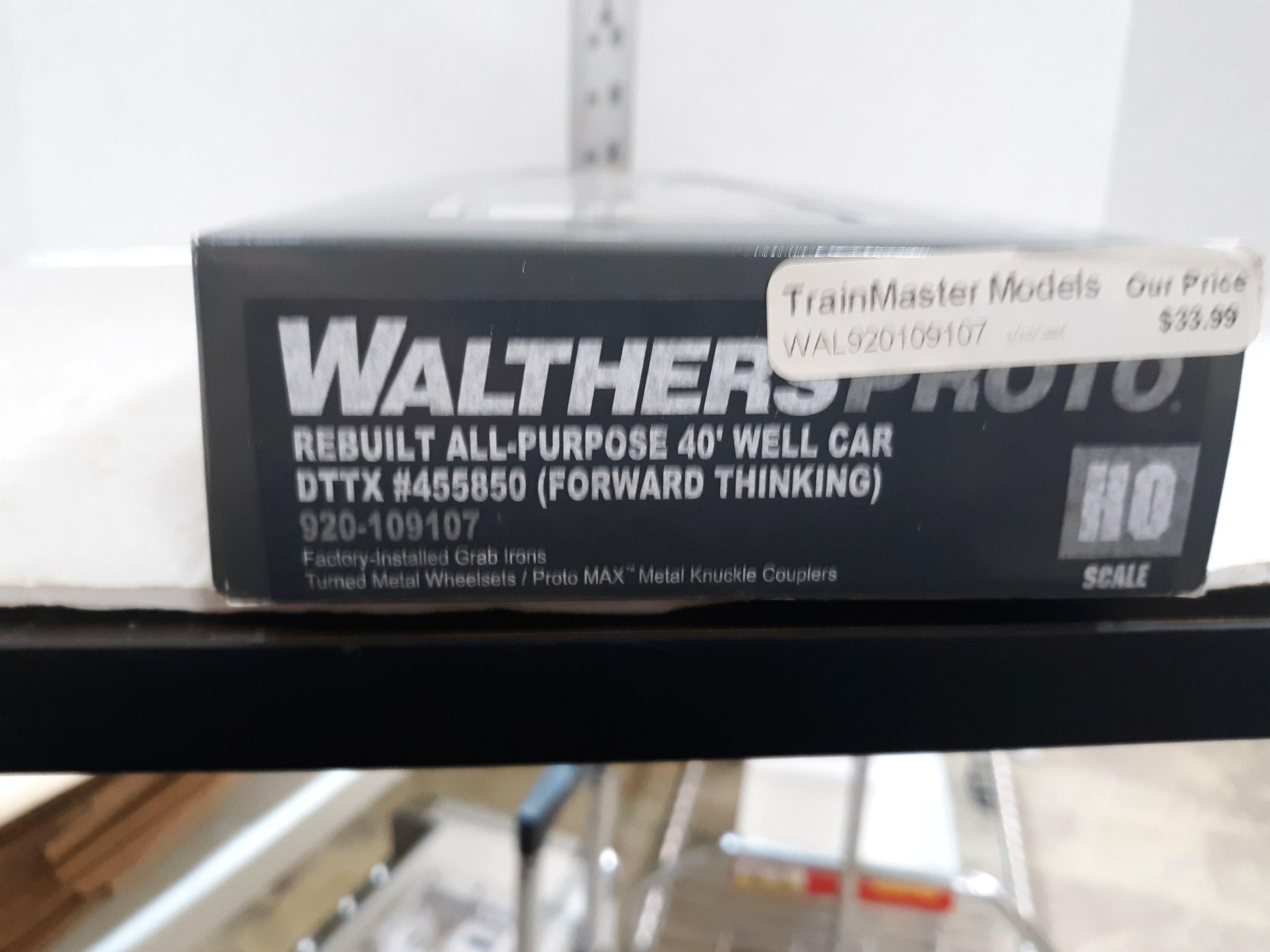HO Scale, Walthers  Proto, 40' Well Car, DTTX, WAL920109107