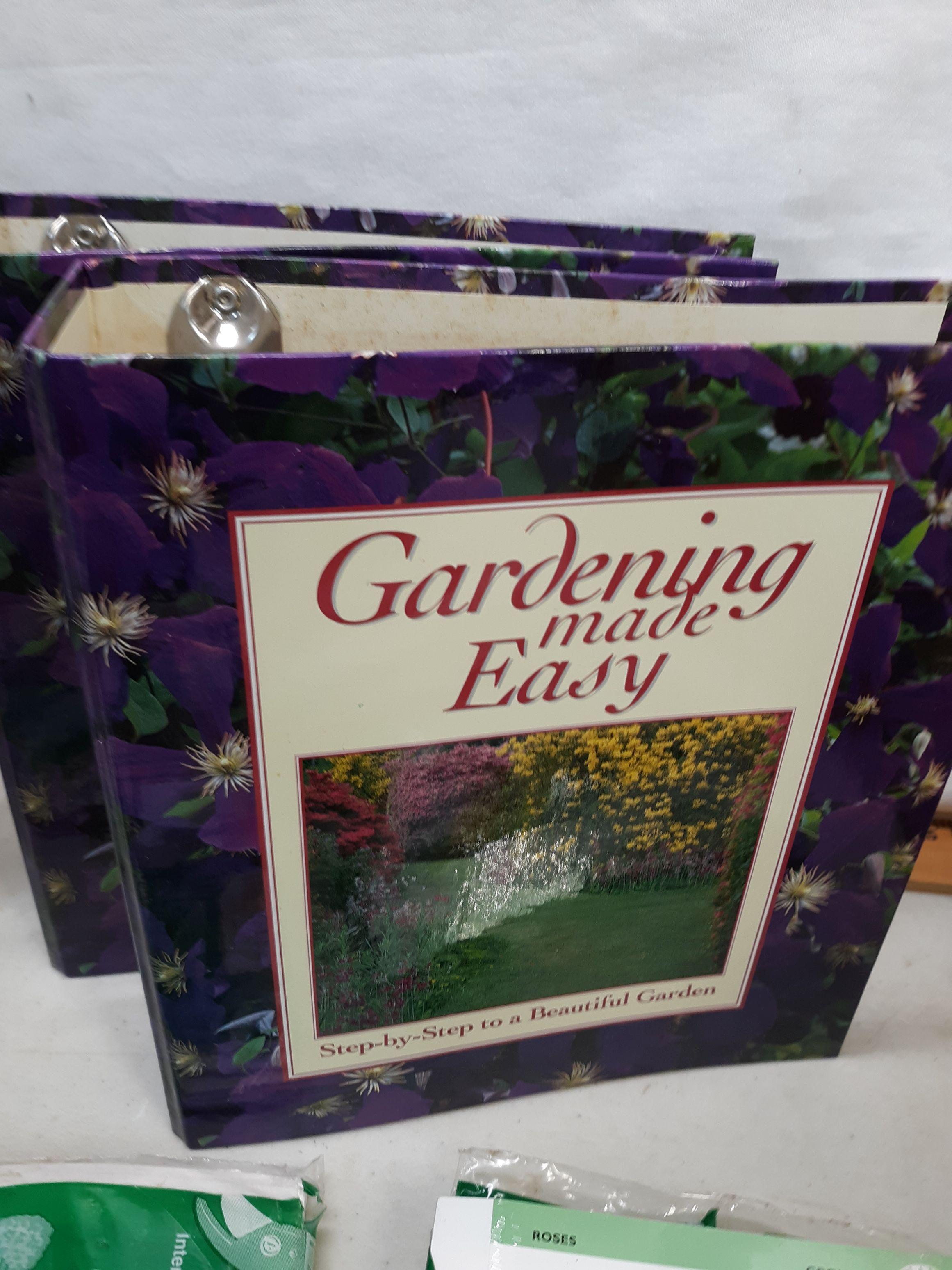 Gardening made easy card set, unknown as to how complete