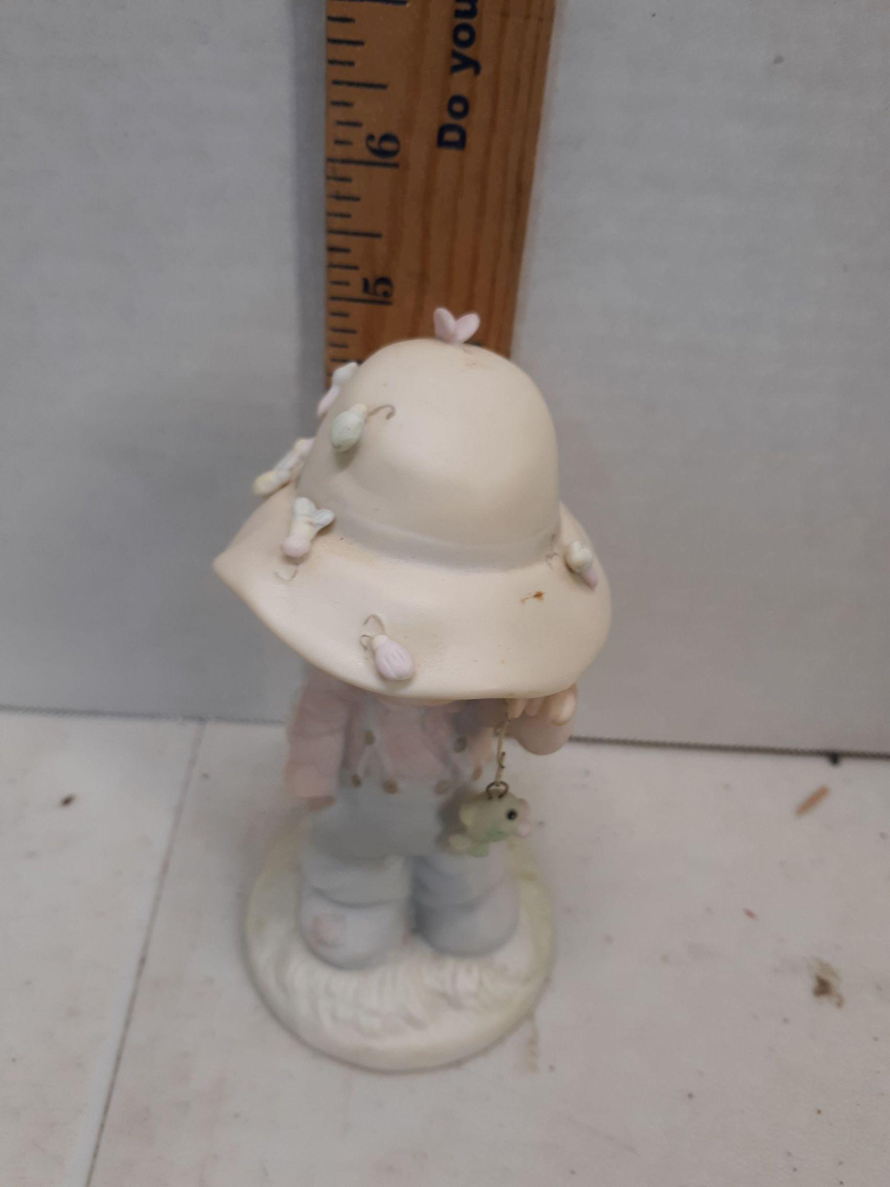 Precious Moments fig, Dept 56 Snowbaby fig, vase, trinkets dishes, etc