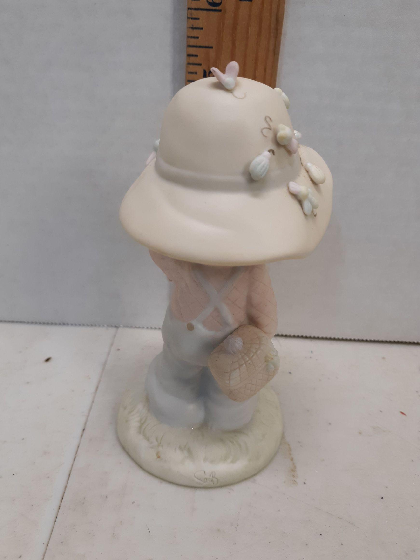 Precious Moments fig, Dept 56 Snowbaby fig, vase, trinkets dishes, etc