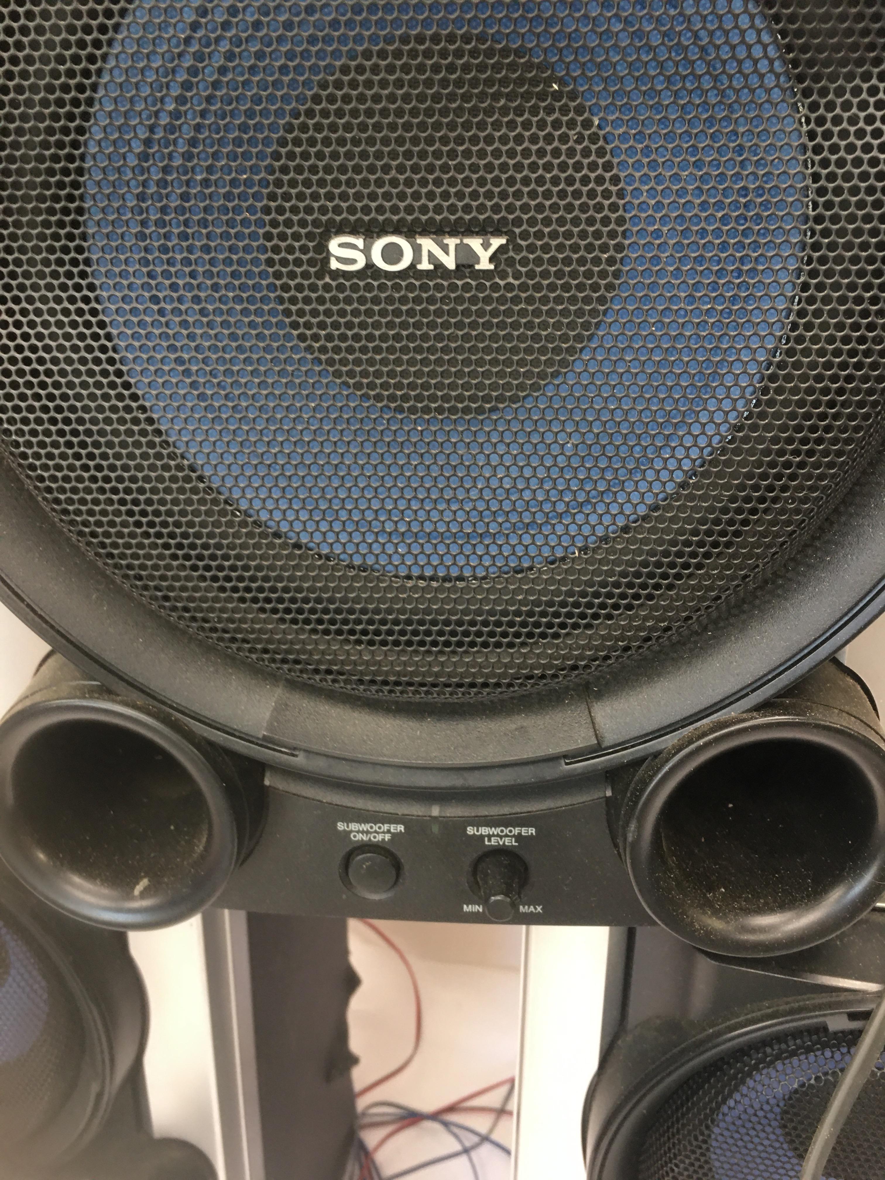 Sony Speaker Set with Sub Woofer