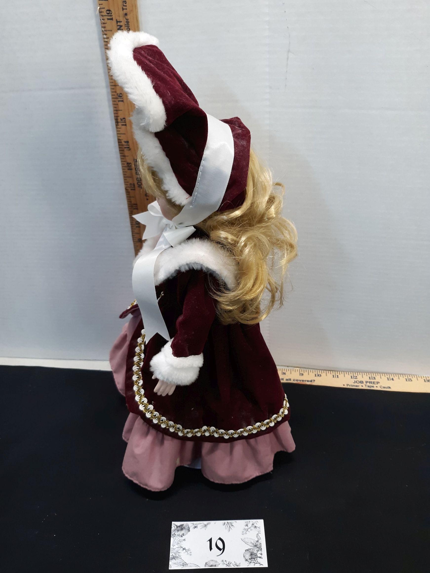 Porcelain Doll w/stand