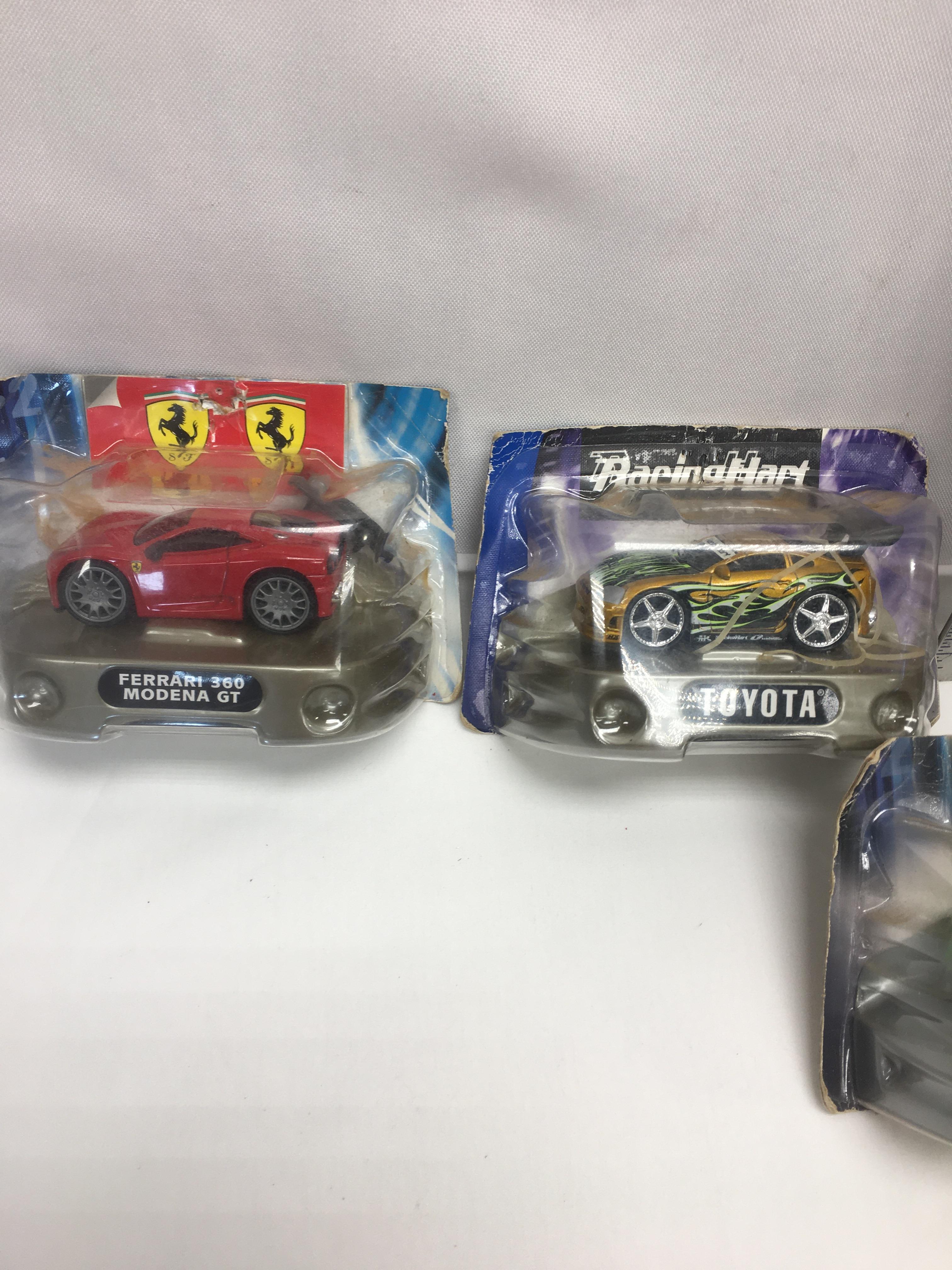 (5) HotWheels.com Cars/Ferrari, Toyota, Mitsubishi, Acura