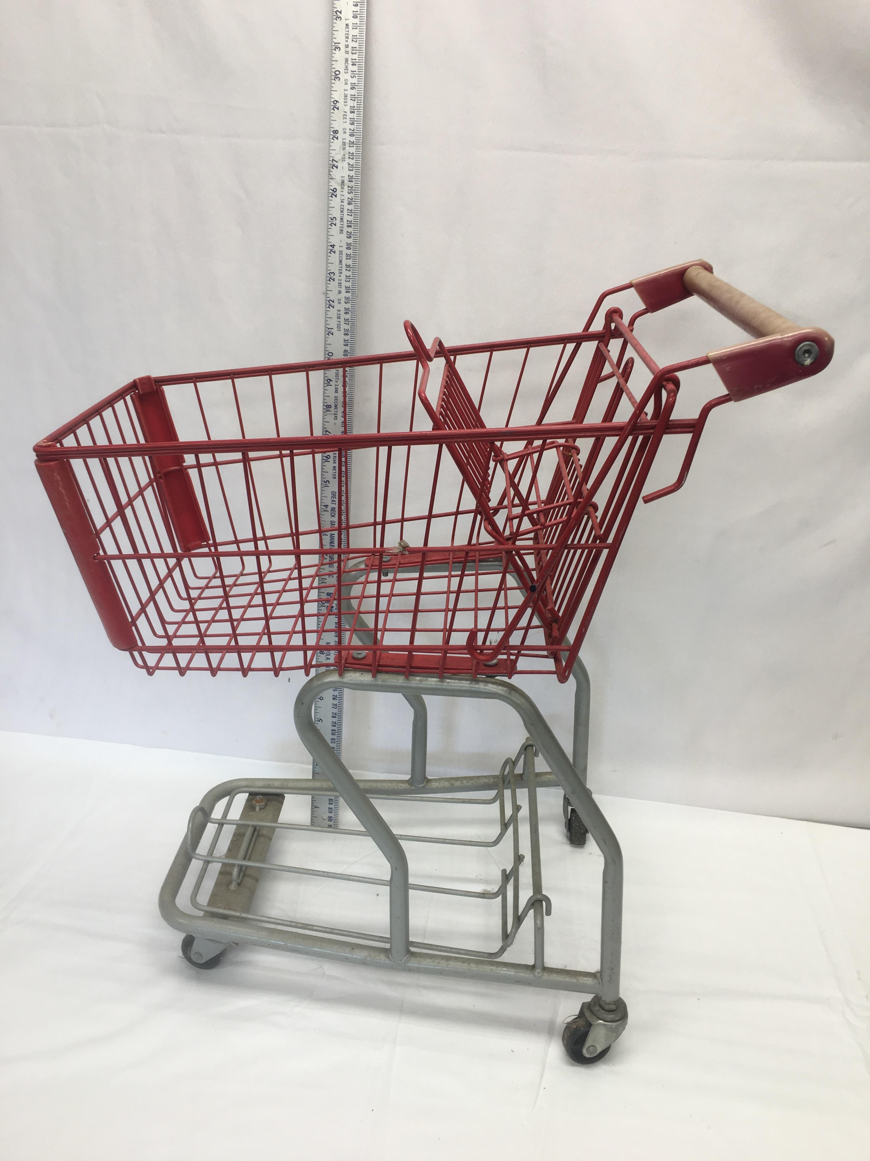 Kids Metal Shopping Cart