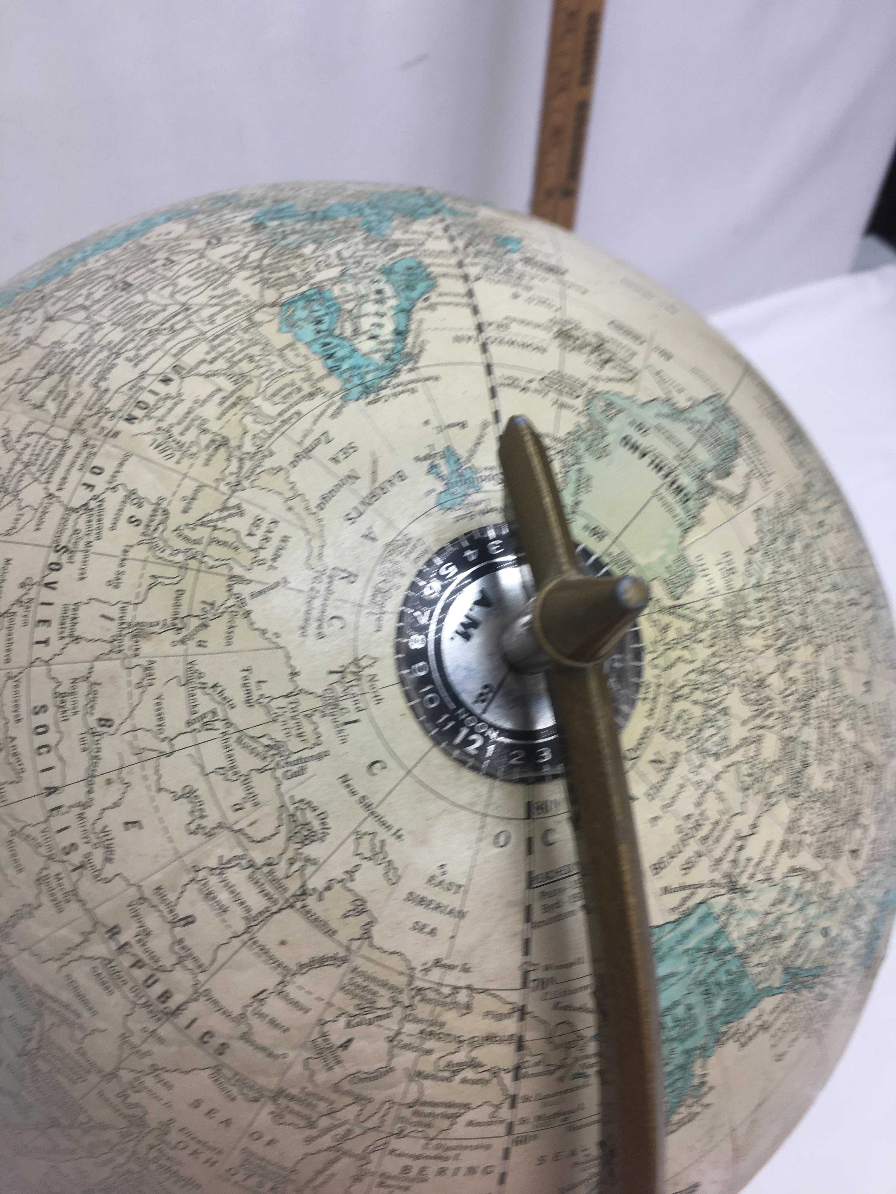 Large Spinning Globe