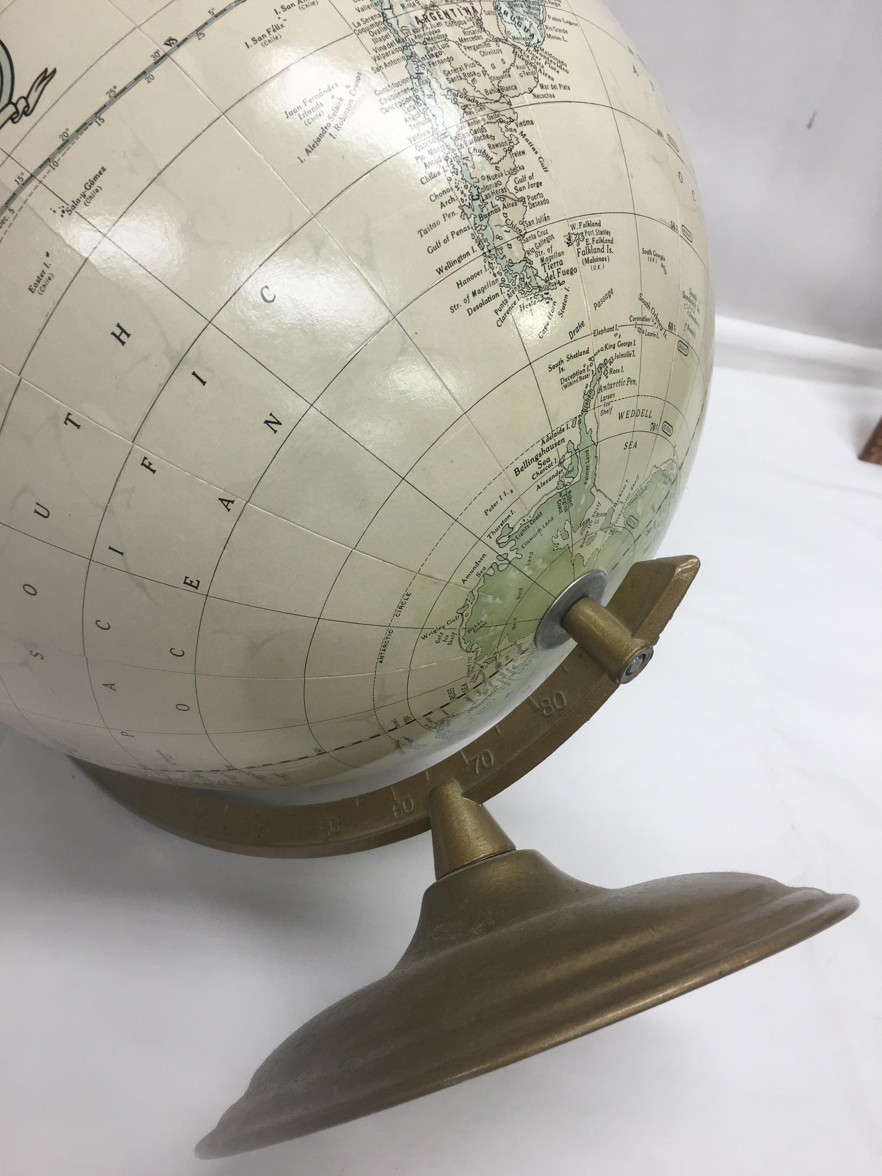 Large Spinning Globe