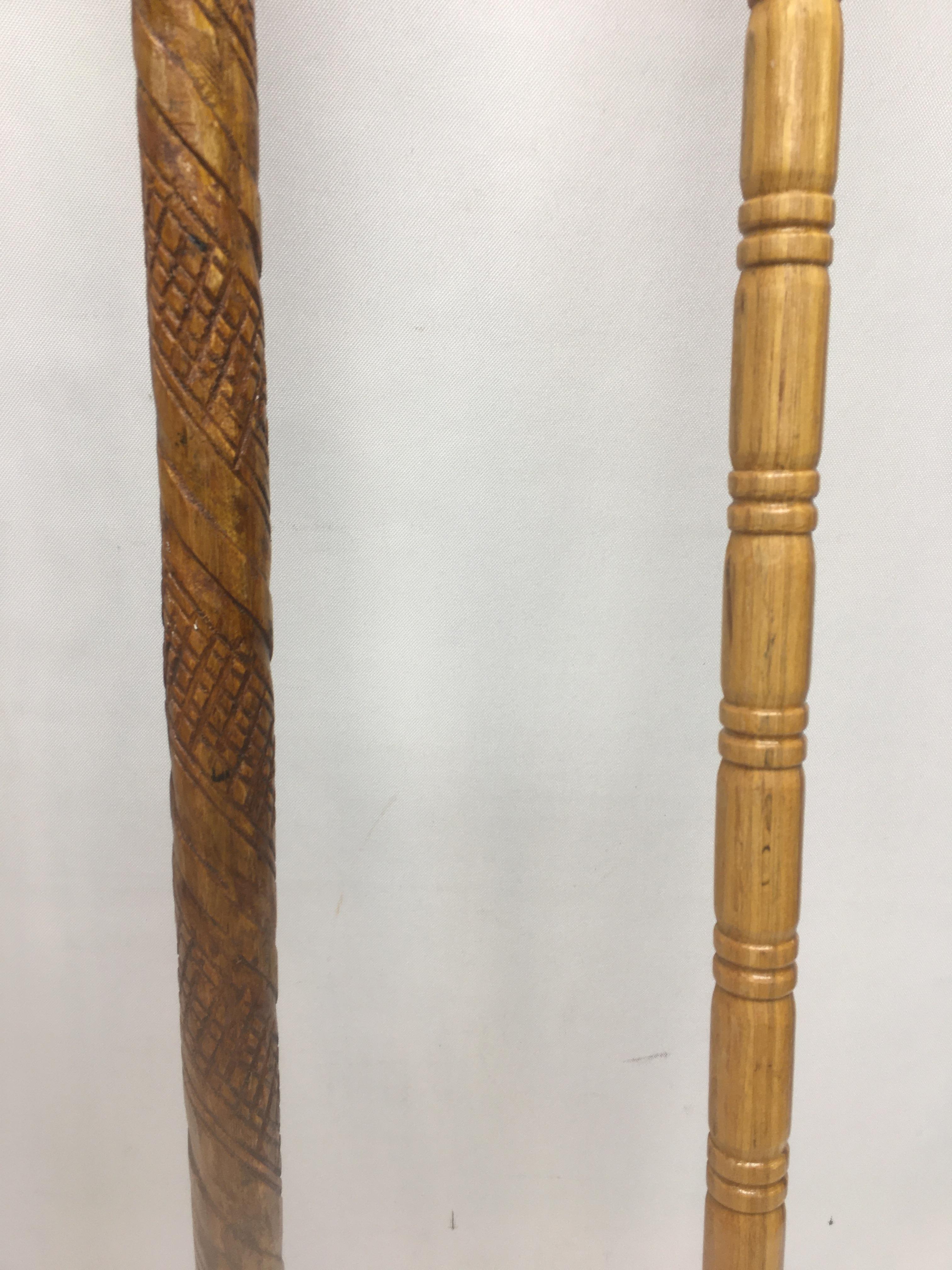 (2) Old Walking Canes