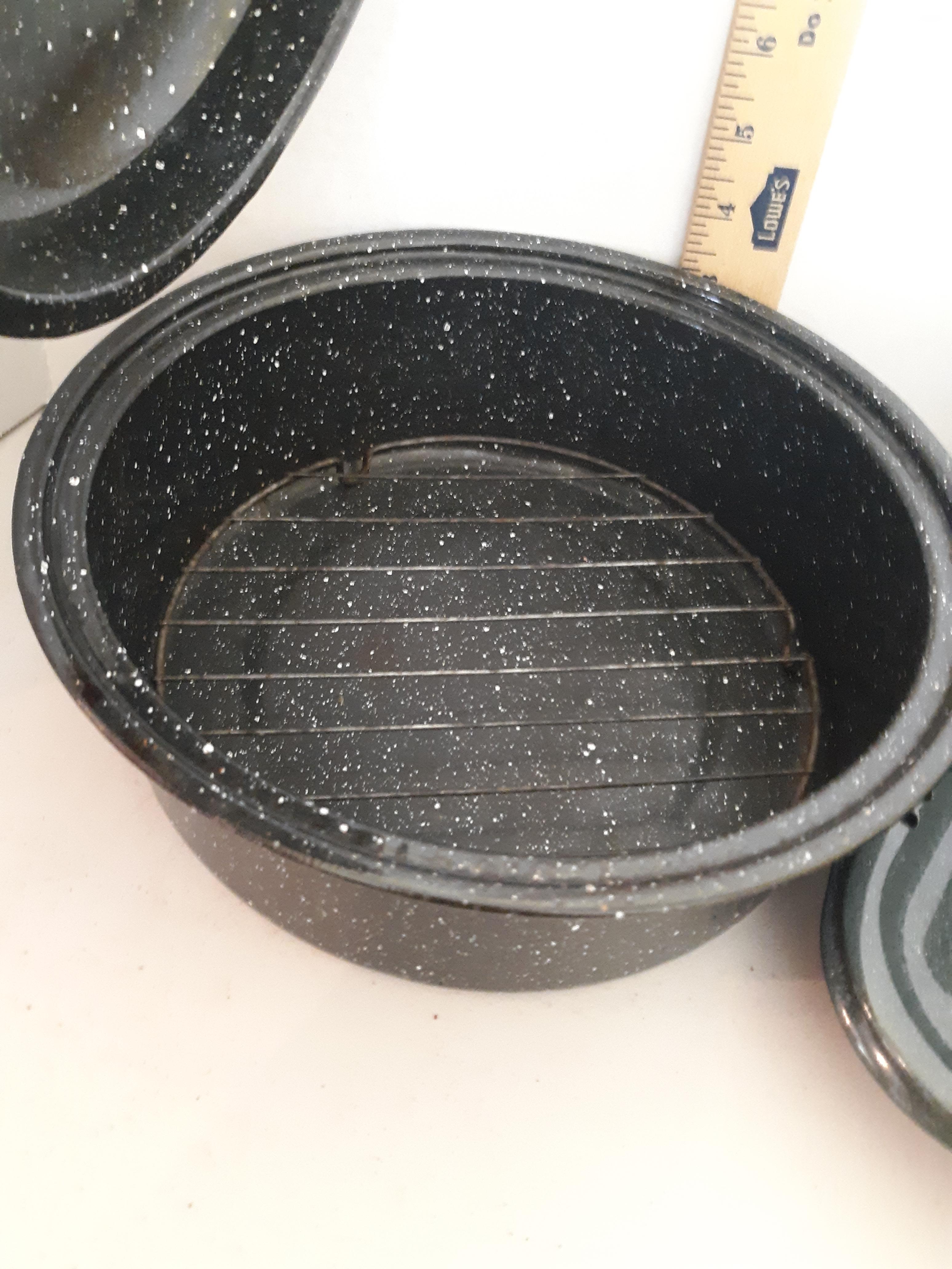 splatterware pans, roaster pan, and etc