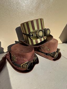 (3) Steam Punk Hats