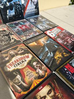 (12) DVDs/Witchhouse Trilogy, New Moon, Sons of Anarchy, ETC.