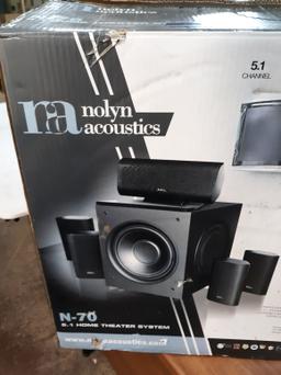 Nolan Acoustics 5.1 Home Theater System Appears to be New