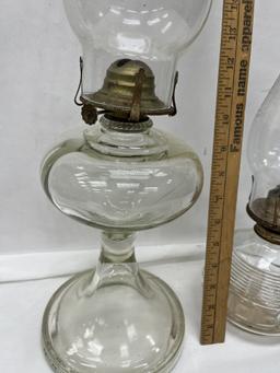 (2) Oil Burning Lamps