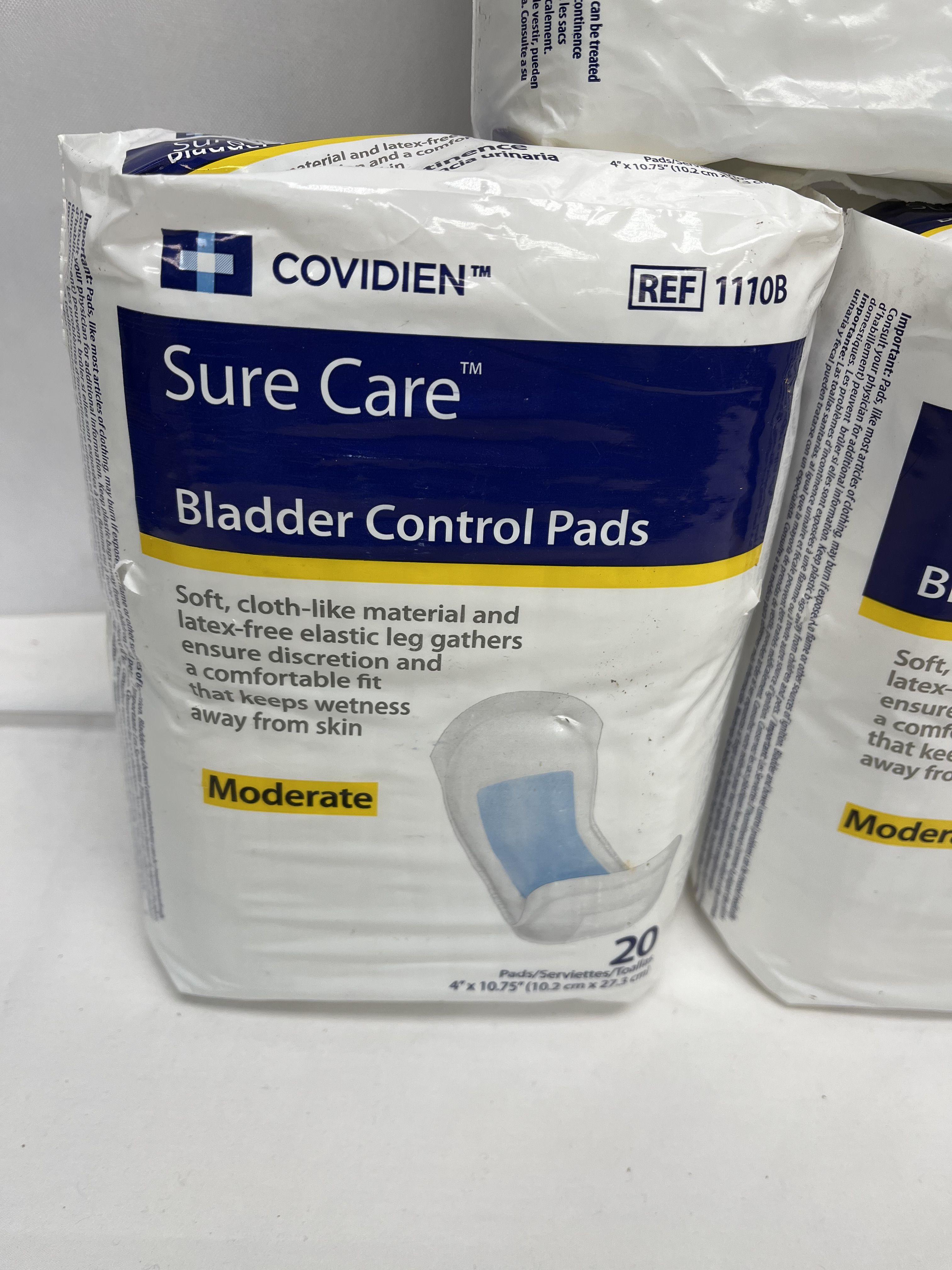 (3) Packs of Bladder Control Pads/(2) 20 Pack and (1) 22 Pack