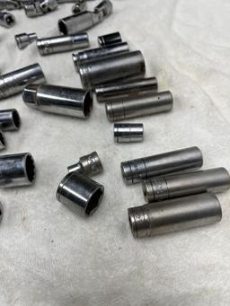 Box Lot/3/8" Drive Sockets (Kobalt, ETC) (Standard and Metric)