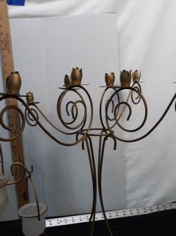 Metal Candle Holder Trees, Qty: 2