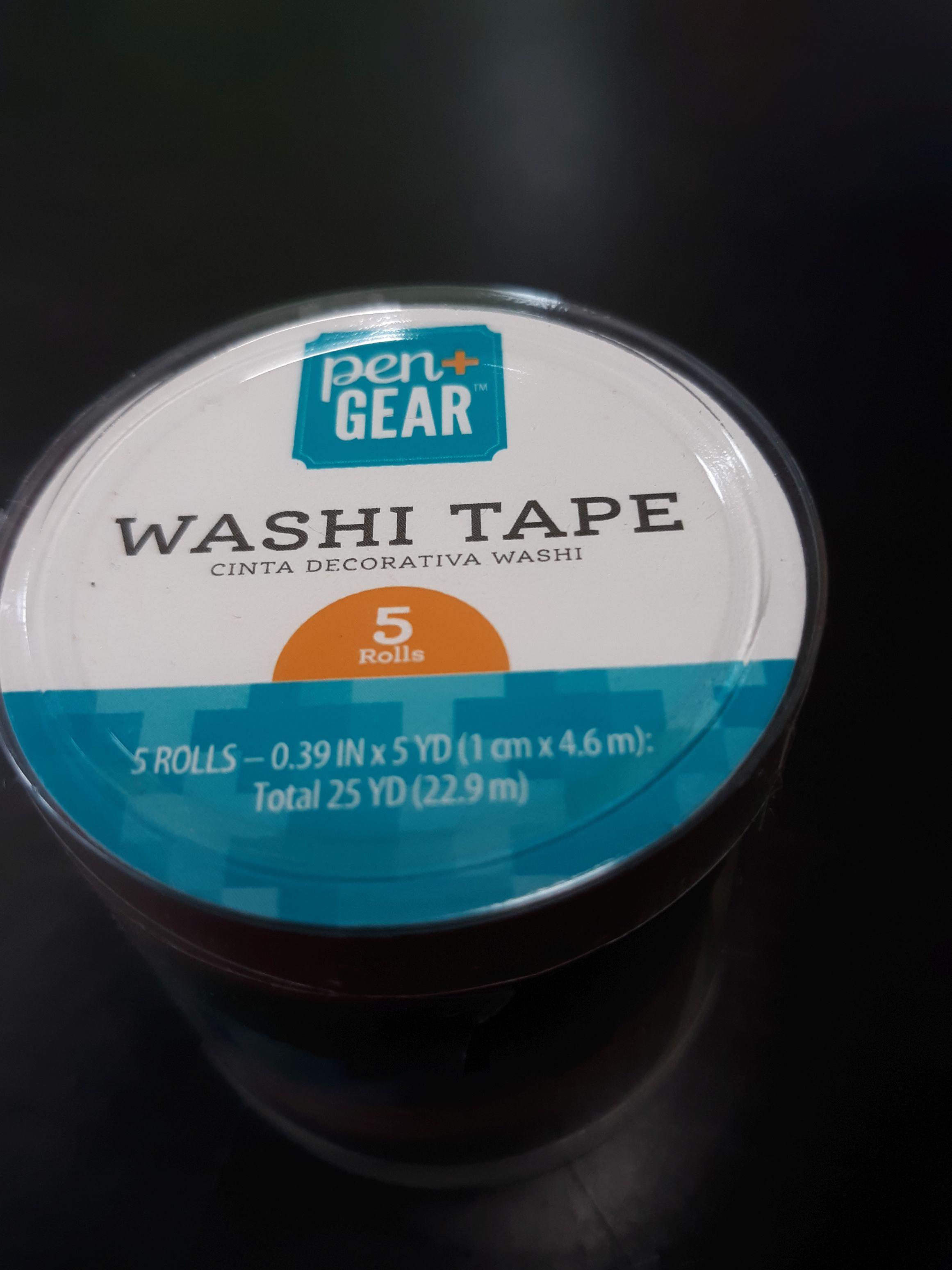 Pen Gear Washi Tape, 5 rolls in each, Qty: 32, NEW