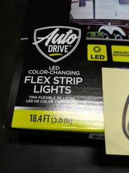 LED Color Exchange Flex Strip Lights, 18.4ft, New