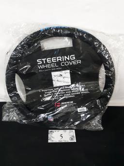 Steering Wheel Cover,Carolina Panthers, New