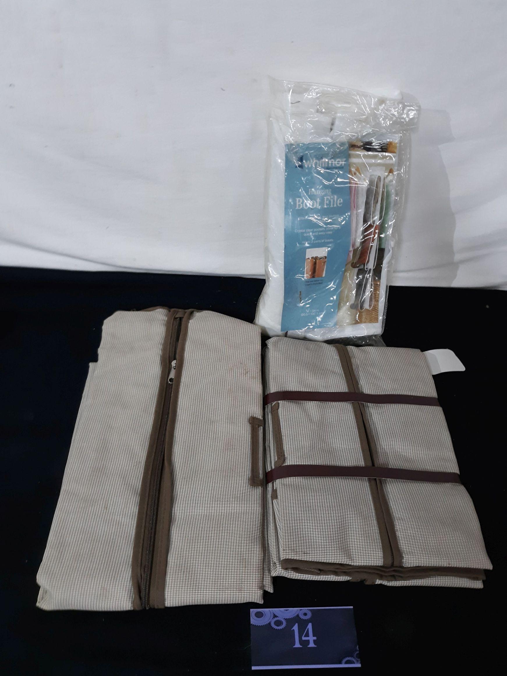 Boot File and Garment Bags