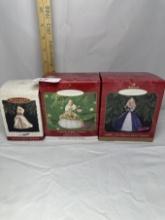 (3) Vintage Hallmark Keepsakes Collectors Series Barbie Christmas Tree Ornaments