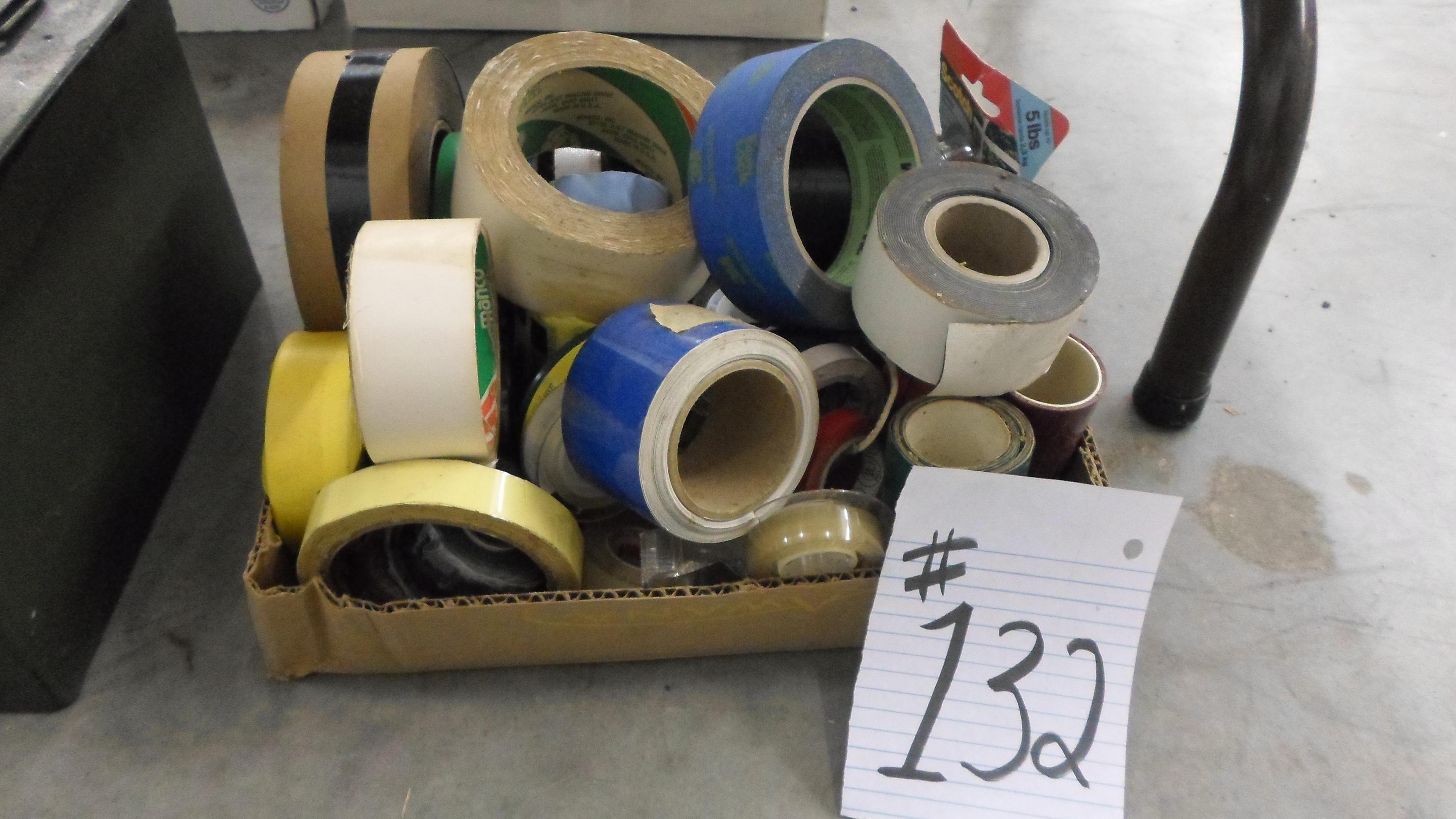 tape lot, large lot of shop tape various kinds