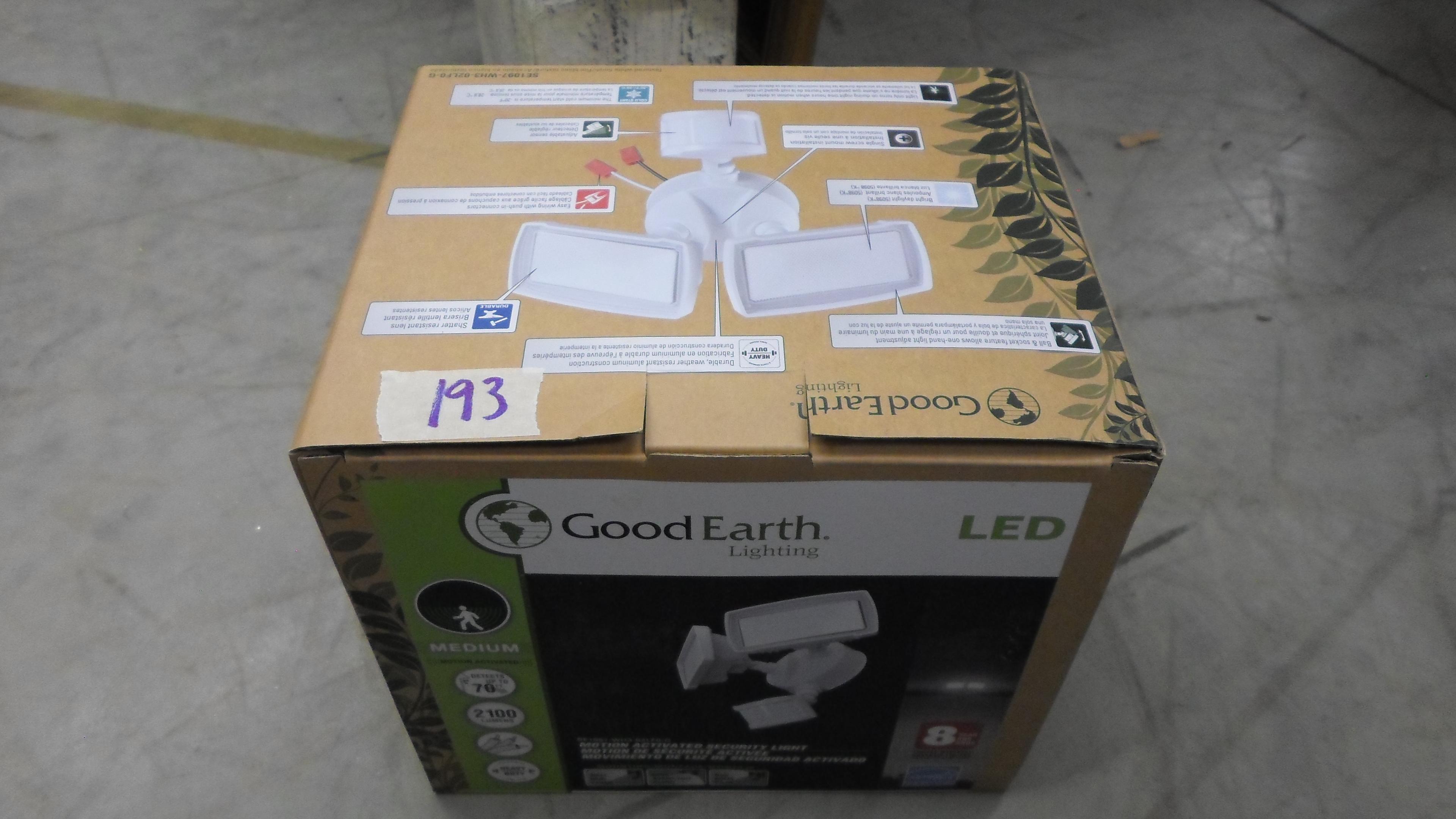 motion light, new good earth brand