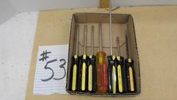 stanley screwdrivers, lot of 6 total