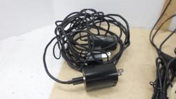 phone chargers, various android and type C chargers