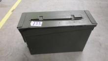 ammo box, green army ammo box in good shape