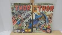 thor comics, two 40 cent covers
