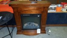 fire place, electric frire place with remote 3ft sq in great shape