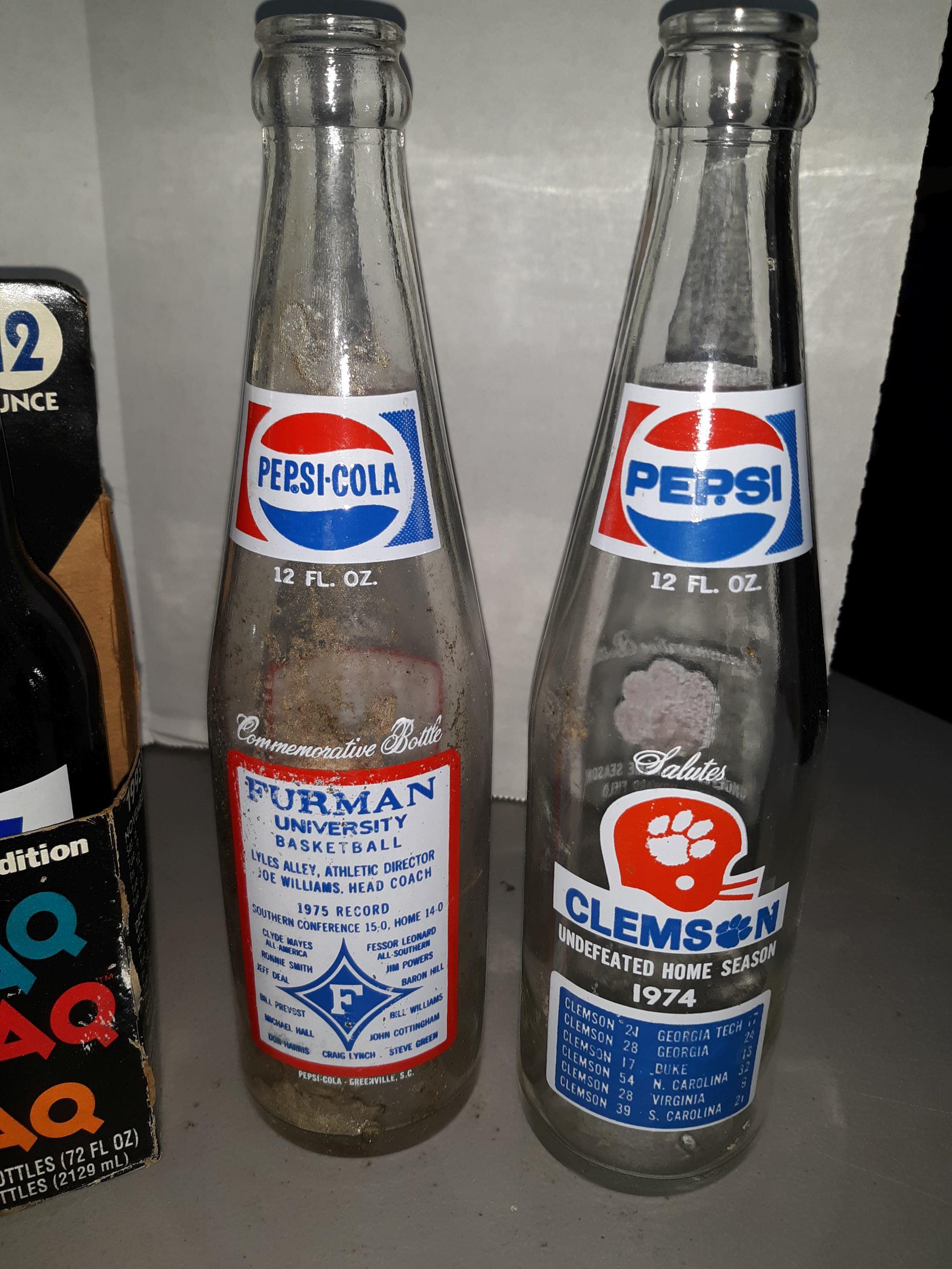 Pepsi Bottle Lot, Clemson, Furman, Shaq Attack, etc.
