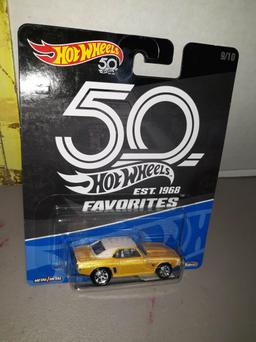 Hot Wheels 50 Est 1968 Favorites, Qty:2, Unopened