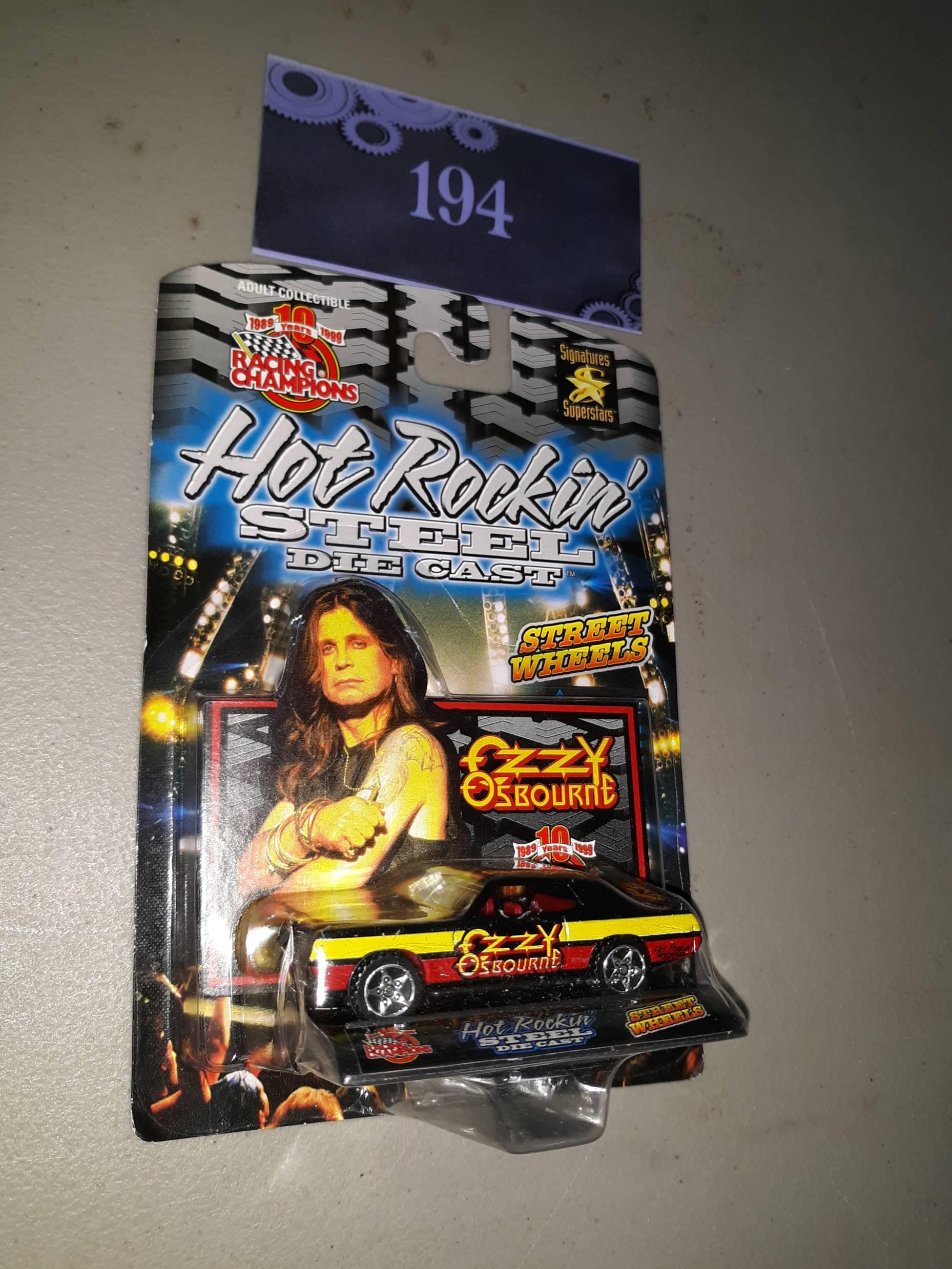 Racing Champions Hot Rockin Satewel Die Cast Ozzy Osborne, Unopened