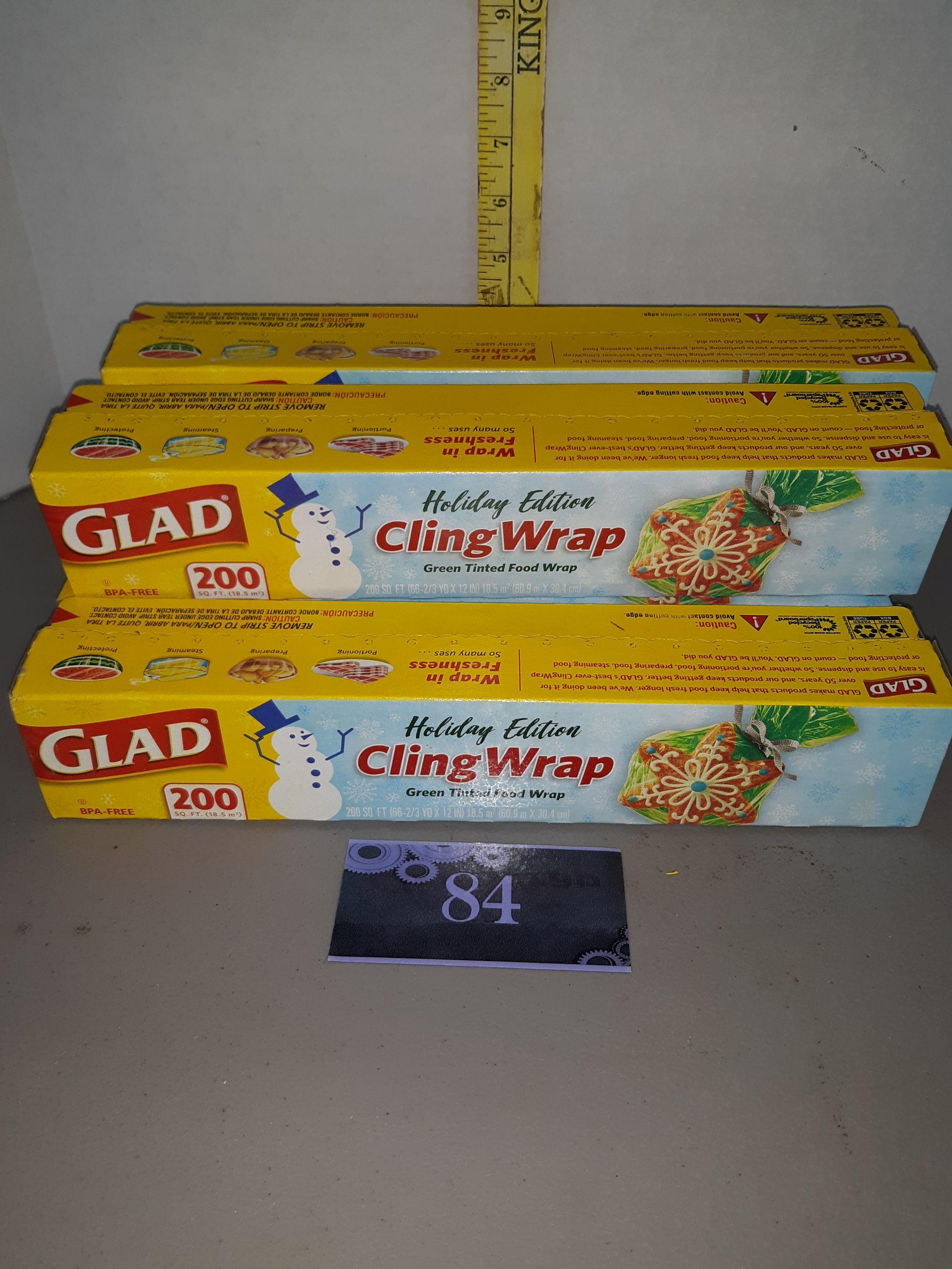 Glad Cling Wrap and Press n Seal, Qty:5, New