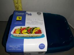 Snap Pak New, Rubbermaid Divided Containers, Lunch Container