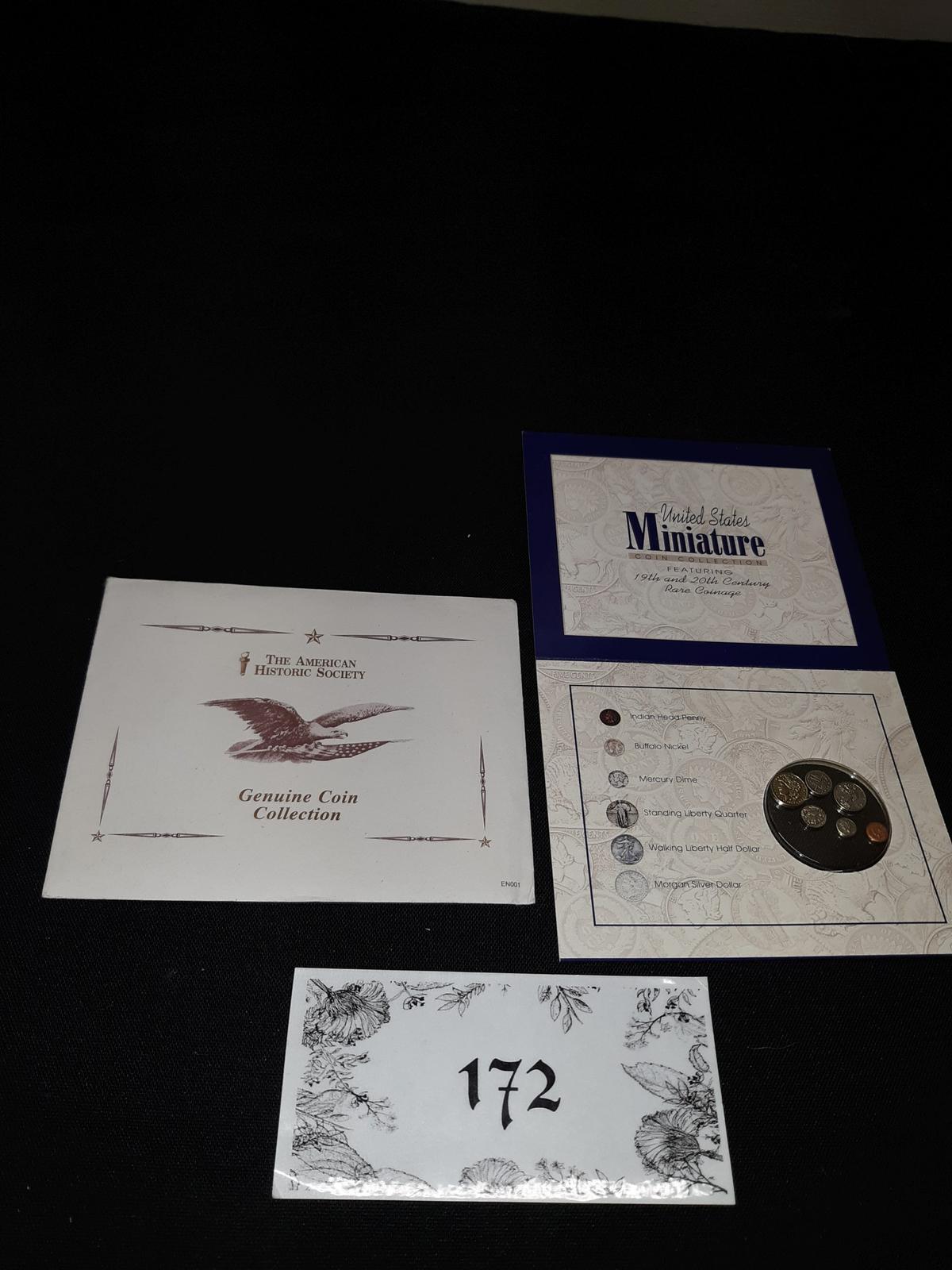 American Historic Society Miniature Coins