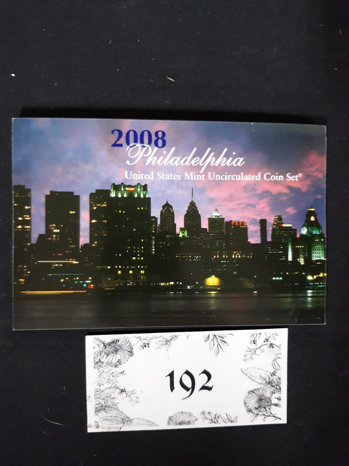 US Mint Uncirculated Coin Set, Philadelphia