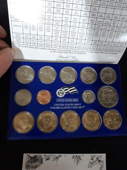 US Mint Uncirculated Coin Set, Philadelphia