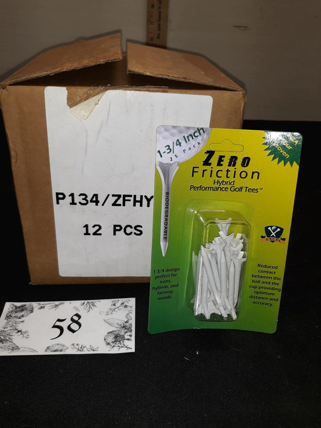 Zero Friction 1 3/4" Golf Tees, 25 tees in a Pack