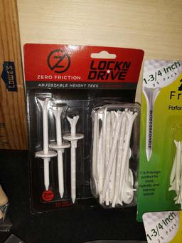 Misc. Golf Tees, All New in Pack