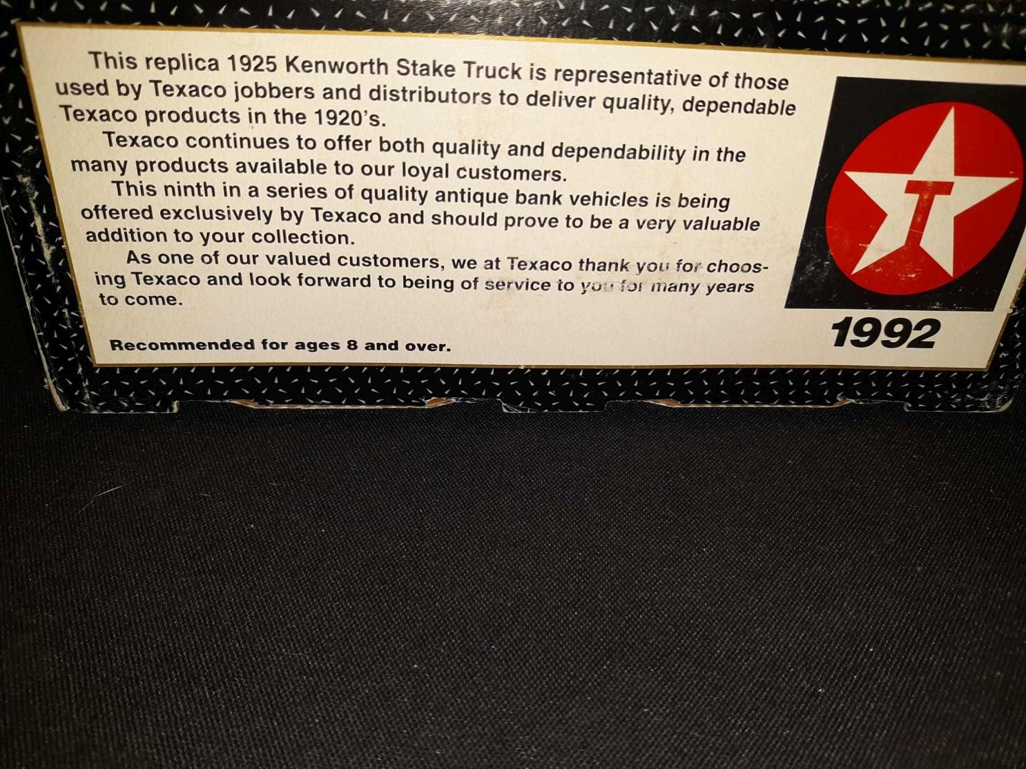 Texaco, ERTL, Bank