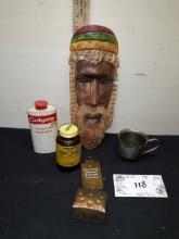 Wooden Mask, Advertising Items Etc.