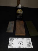 Sharpening Stones with Honing Oil