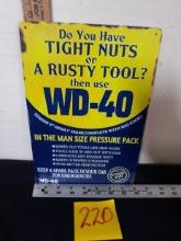 WD-40 Metal Sign