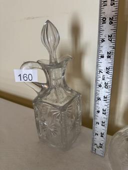 (2) Old Glass Decanters
