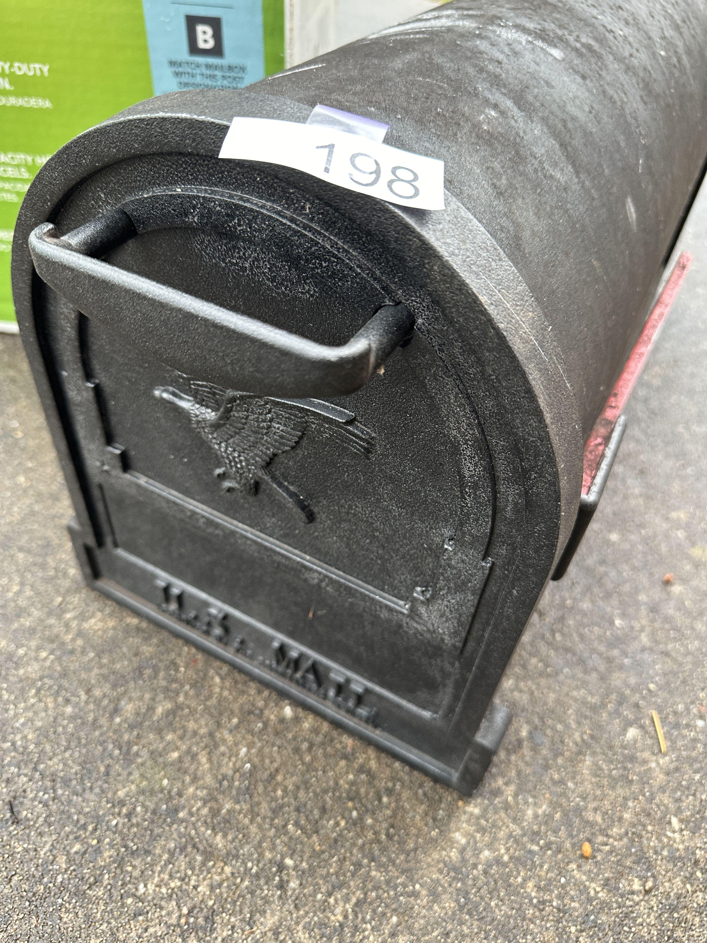 Large Black Gibraltar Mailbox in Box