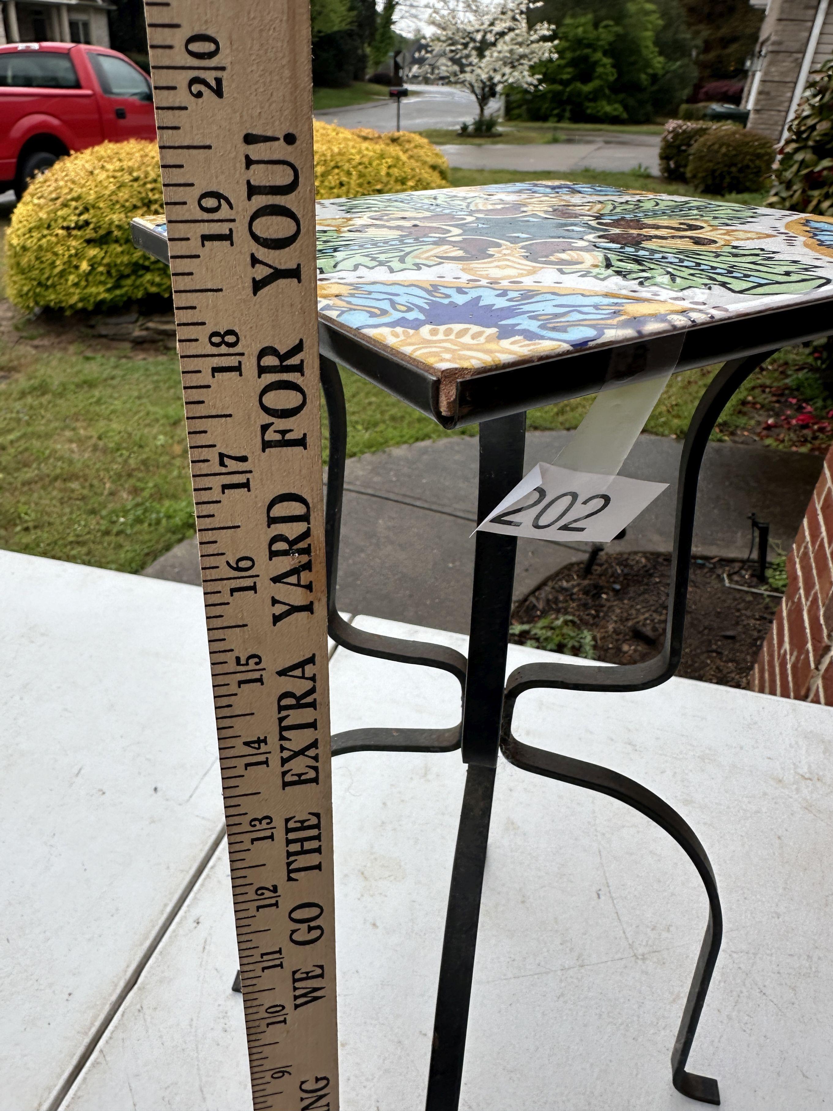 Approx 18 Inch Tall Metal Planter Stand