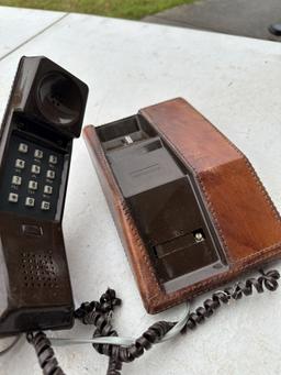 Vintage Leather Skin Telephone